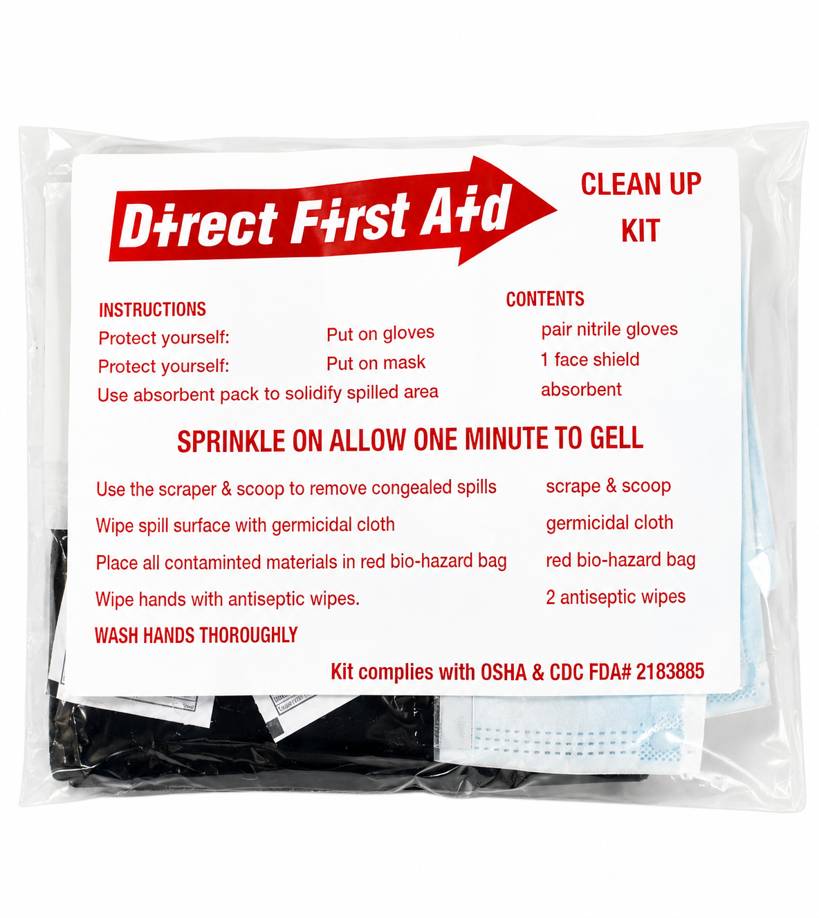 Biohazard Cleanup Kit