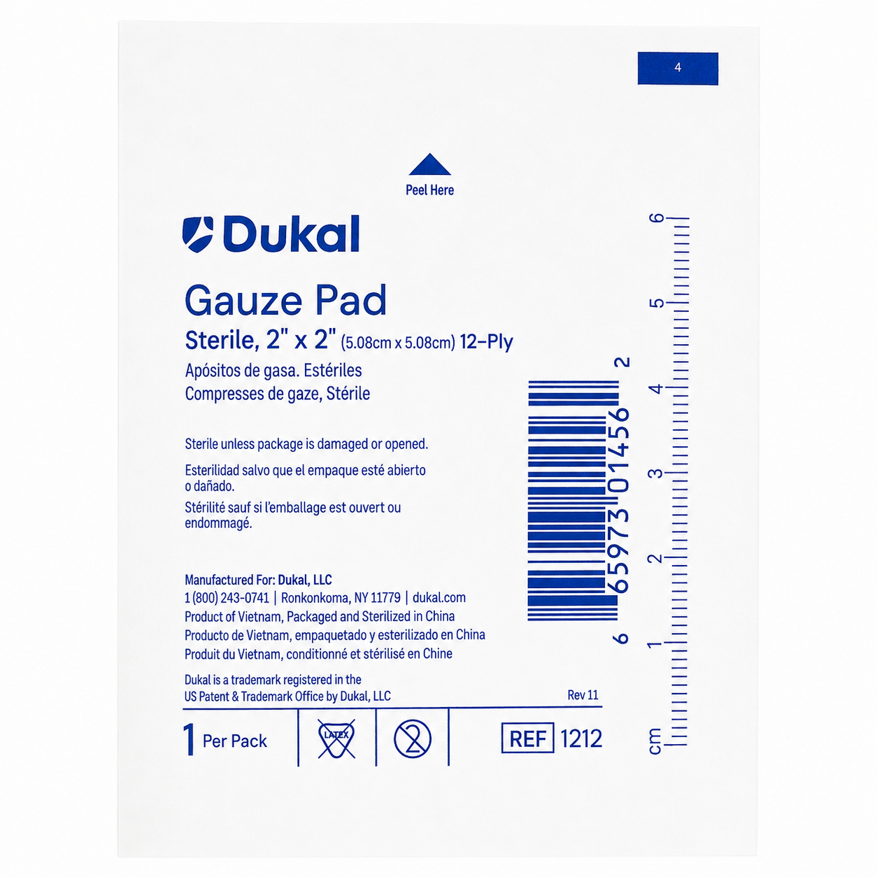 2" Gauze Pads 10 ea
