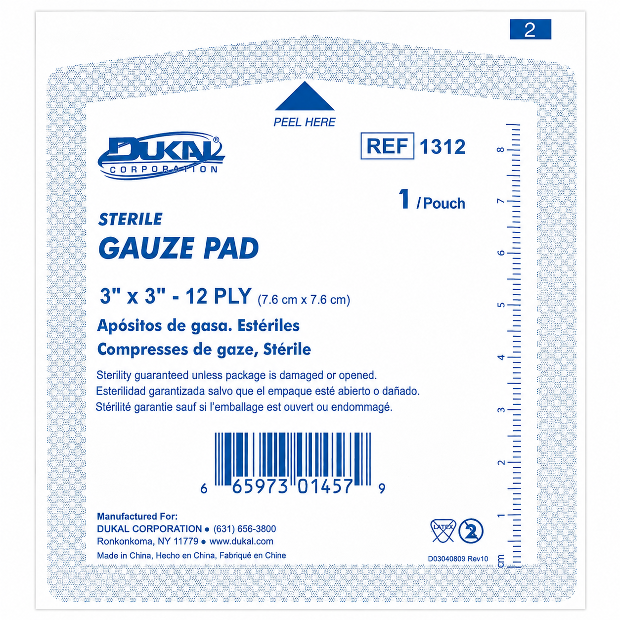 3" Gauze Pads 10 ea