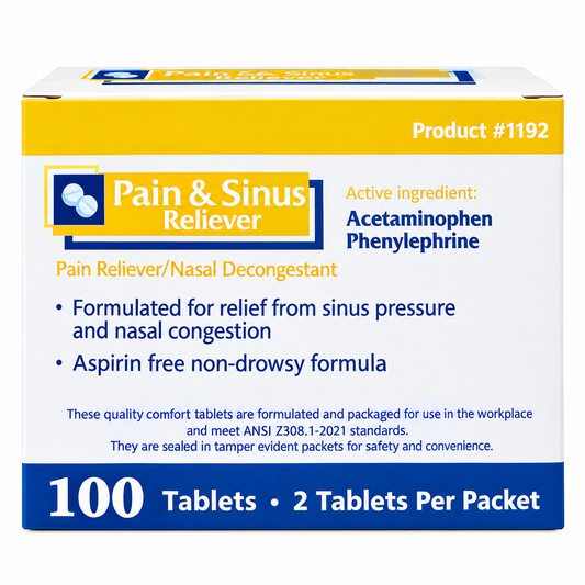 Pain and Sinus 100 ea